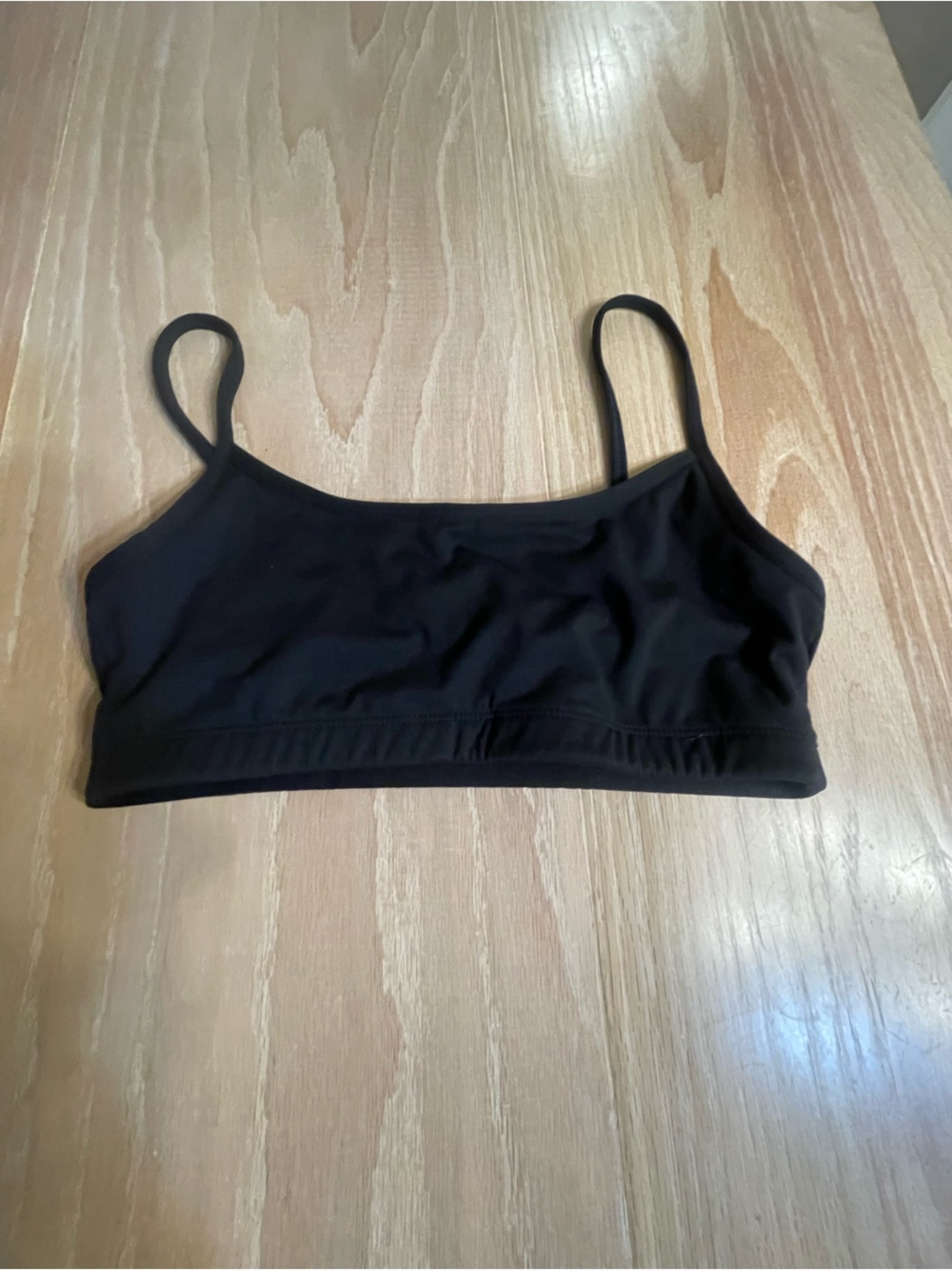 Fabletics Black Strappy Sports Bra